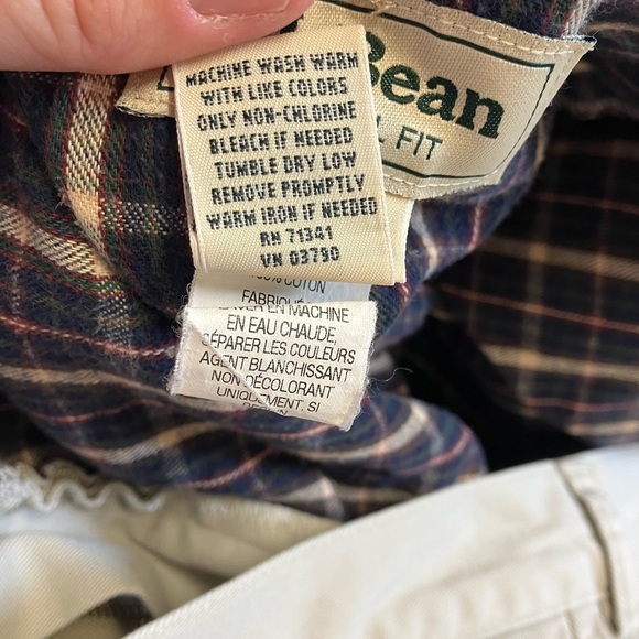 L.L. Bean Tan Chinos Versatile Cotton Blend - Picture 5 of 5